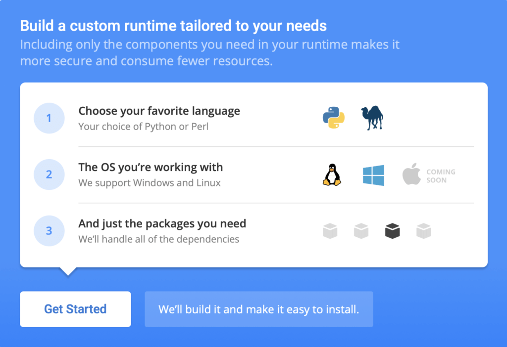 Build a custom runtime