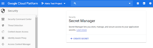 Secret Manager