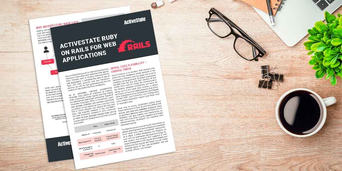 ActiveState Ruby on Rails for WebApps