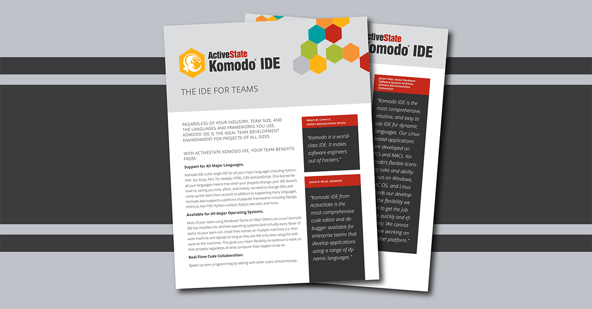 Komodo IDE for Team Development