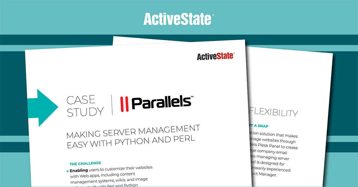 Parallels Case Study – ActivePython, ActivePerl