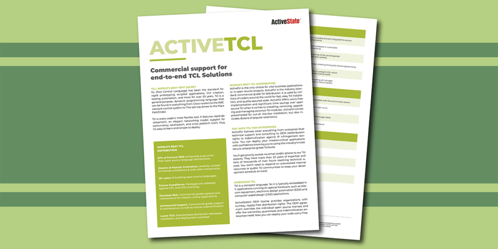 ActiveTcl:领先的Tcl分销