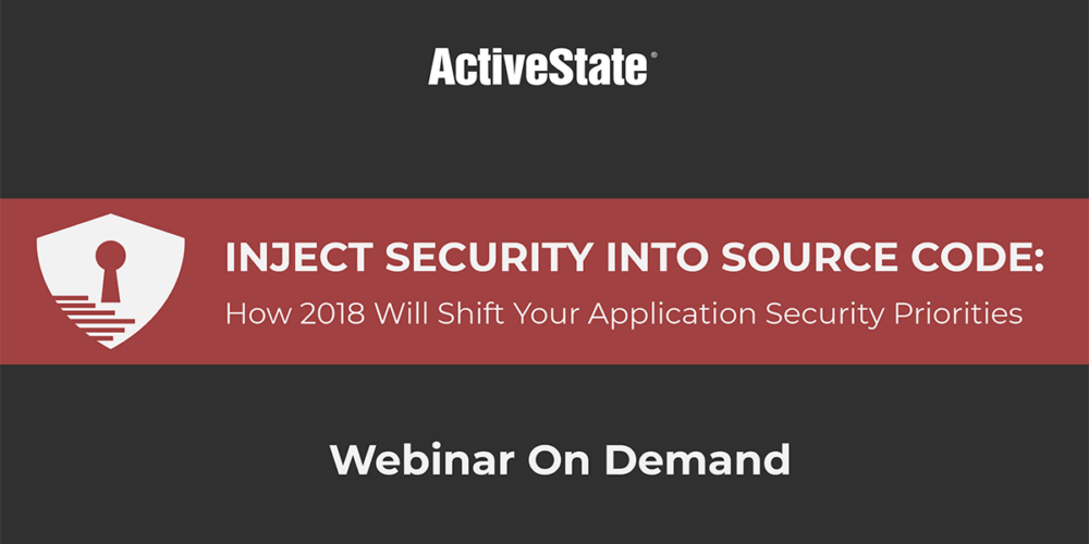 Webinar: Inject Security Into Source Code: How 2018 Will Shift Your Application Security Priorities