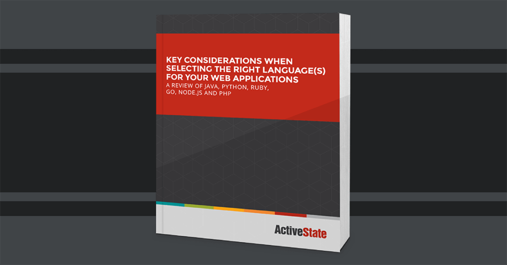 White Paper - Selecting the Right Languages for Web Applications
