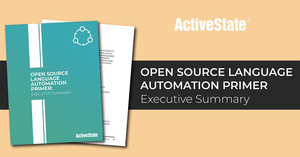 Open Source Language Automation Primer: Executive Summary