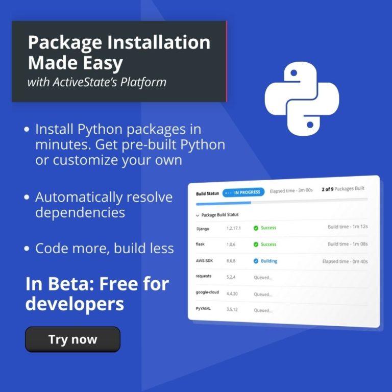 Python Package Installation on Windows | ActiveState
