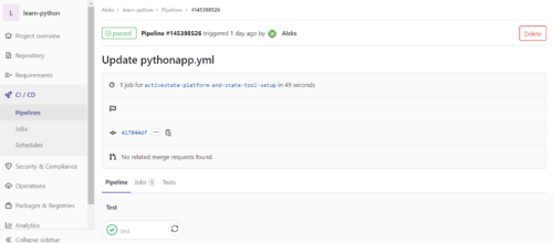 How to Set Up CI/CD for Python Builds on GitLab - ActiveState
