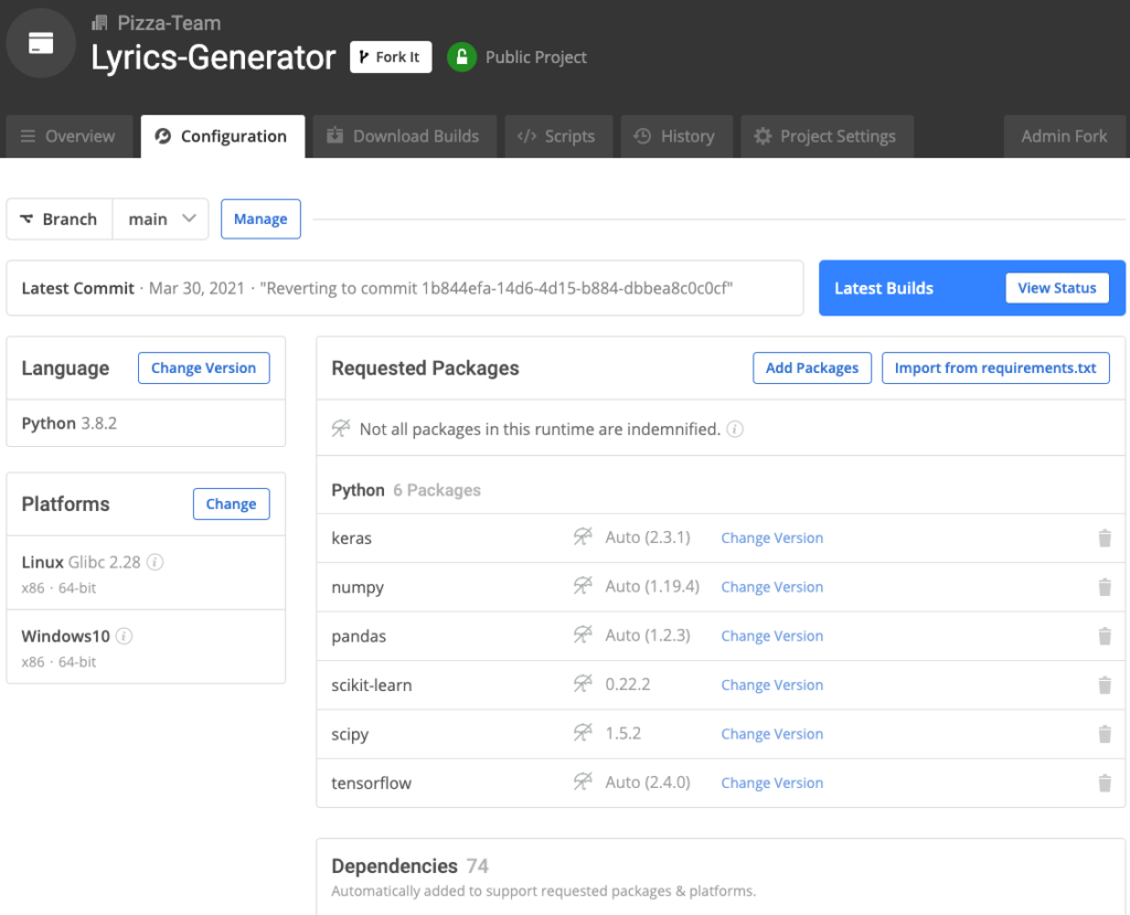 How to build a lyrics generator using Python and RNNs