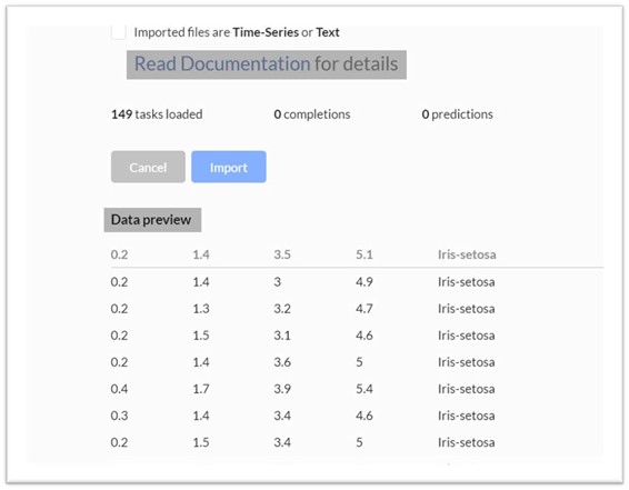 how to label ML data workflow preview