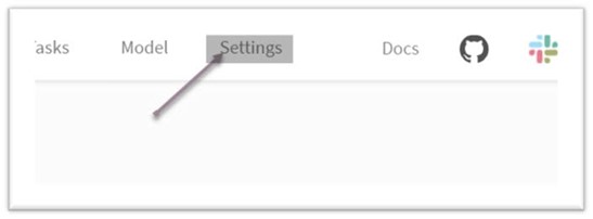 how to label ML data workflow settings