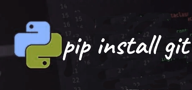 PIP Install Git logo