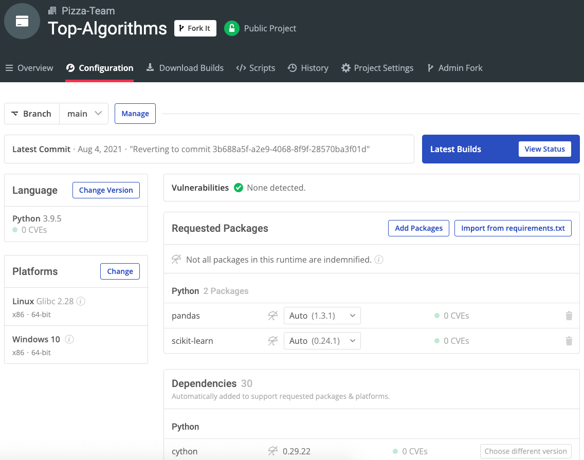 Top 10 Machine Learning Algorithms in Python - ActiveState