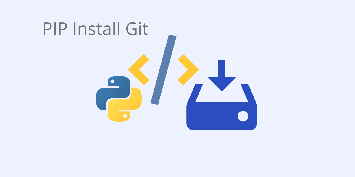 pip to install git windows command