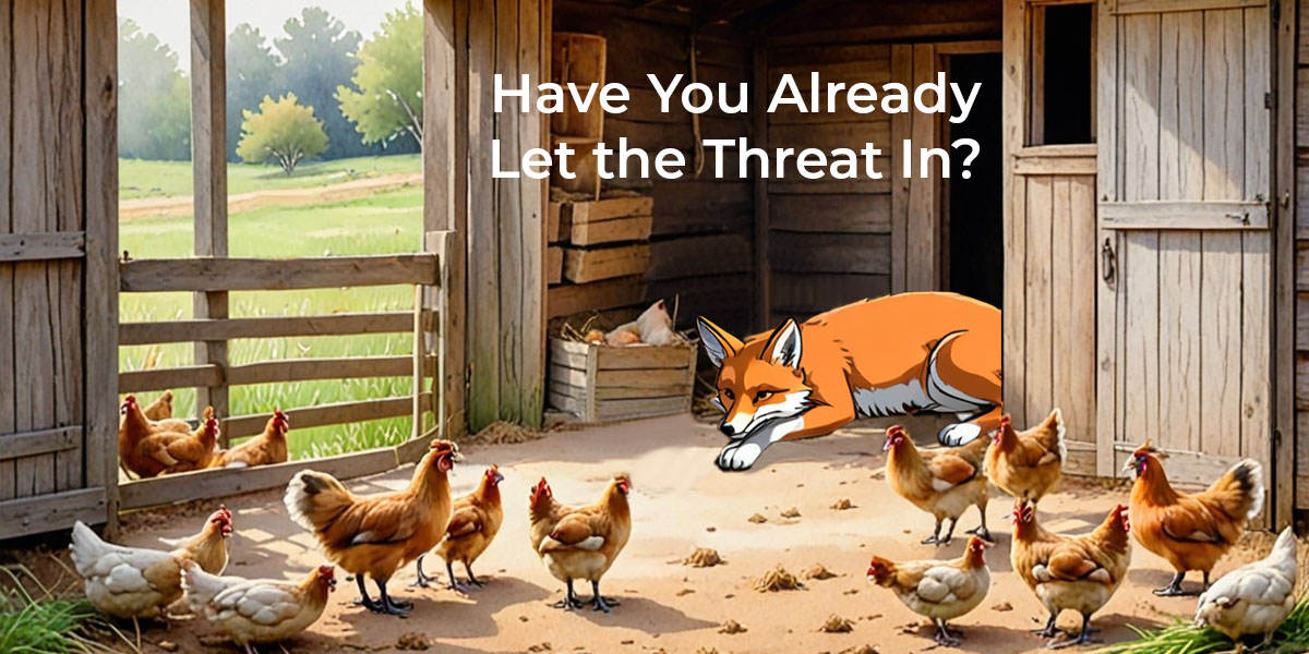 Let the fox into the henhouse